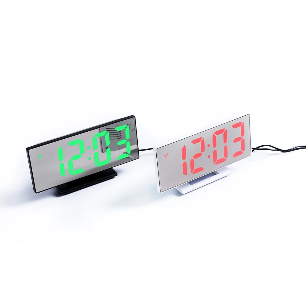 Large Screen Silent Alarm Led Digital Mirror Clock Temperature Display Time Date Function Bedside Clock For Living Room
Large Screen Silent Alarm Led Digital Mirror Clock Temperature Display Time Date Function Bedside Clock For Living Room