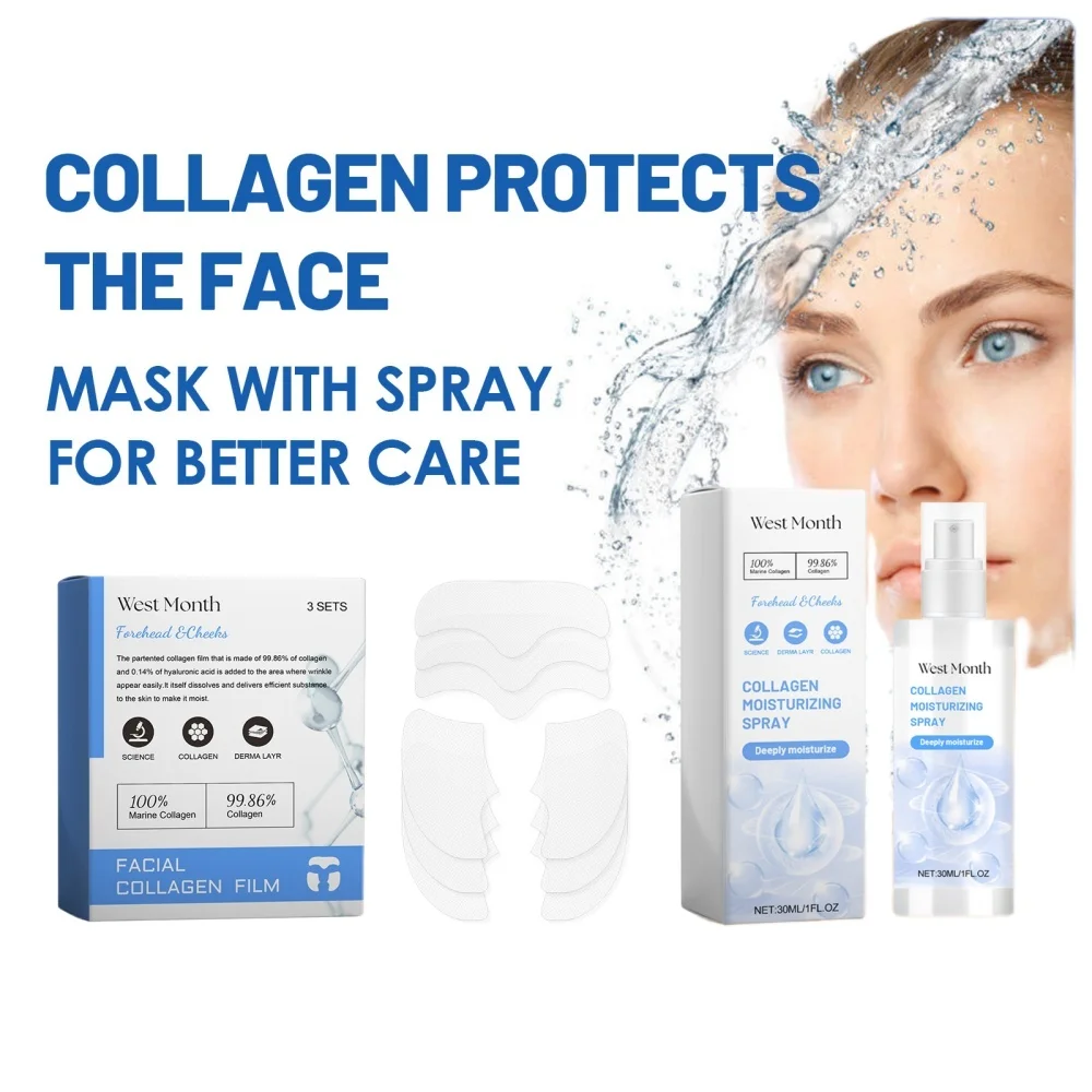 Collagen facial mask moisturizing spray - instantly replenish and lock water, fade fine lines and wrinkles, and improve dryness
Collagen facial mask moisturizing spray - instantly replenish and lock water, fade fine lines and wrinkles, and improve dryness
