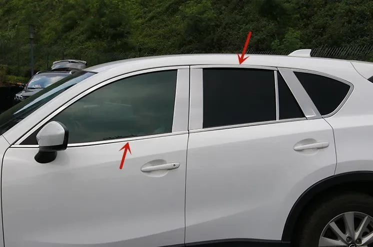 For Mazda CX-5 2013-2016 stainless steel Car window decorative strip Anti-scratch protection car accessories
For Mazda CX-5 2013-2016 stainless steel Car window decorative strip Anti-scratch protection car accessories