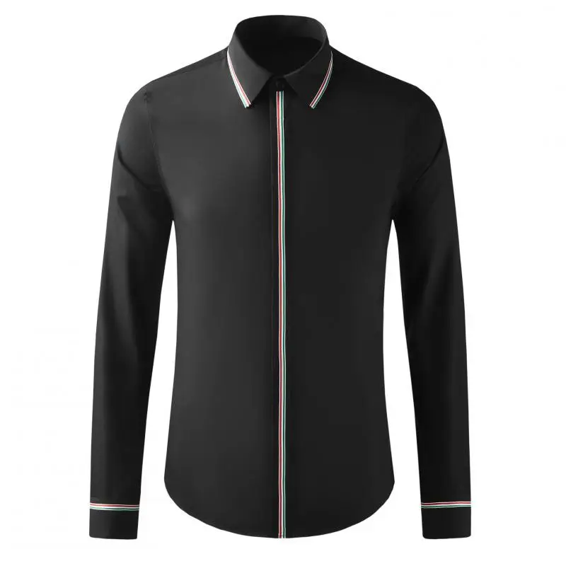 New Cotton Male Shirts Luxury Long Sleeve Simple Casual Mens Dress Shirts Fashion Slim Fit Ribbon Business Man Shirts 4XL
New Cotton Male Shirts Luxury Long Sleeve Simple Casual Mens Dress Shirts Fashion Slim Fit Ribbon Business Man Shirts 4XL