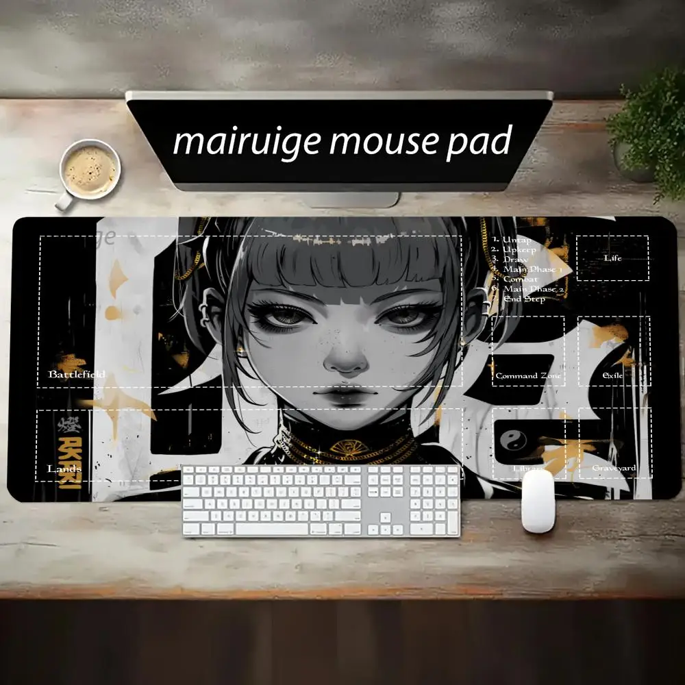 Коврик для мыши Girl Samurai, игровой коврик, большой компьютерный офисный коврик для мыши XXL, противоскользящие резиновые настольные коврики для MTG DTCG CCG RPG, коллекционная карта
Коврик для мыши Girl Samurai, игровой коврик, большой компьютерный офисный коврик для мыши XXL, противоскользящие резиновые настольные коврики для MTG DTCG CCG RPG, коллекционная карта