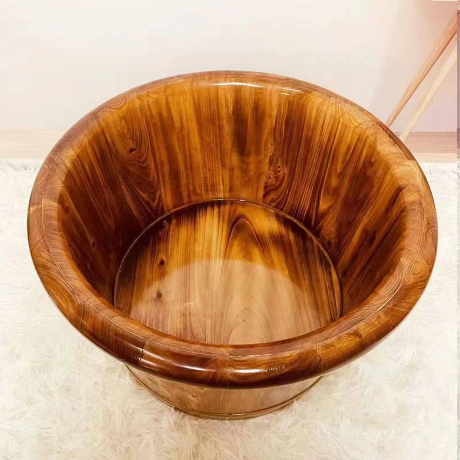 Wood Foot Bath Tub Easy to Use Wooden Foot Bath Pedicure Soaking Tub Thickened No Assembly for Bathroom
Wood Foot Bath Tub Easy to Use Wooden Foot Bath Pedicure Soaking Tub Thickened No Assembly for Bathroom