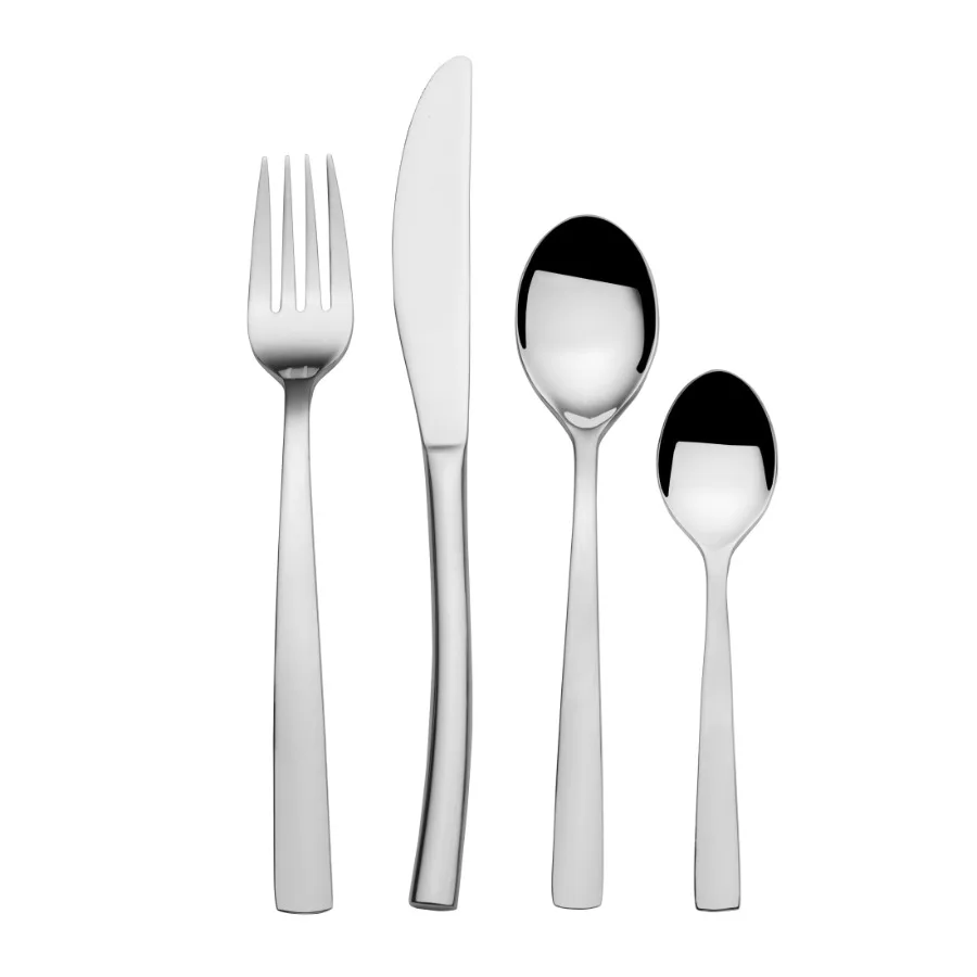 Living Merion 16-Piece Stainless Steel Flatware Set with Mirror Finish
Living Merion 16-Piece Stainless Steel Flatware Set with Mirror Finish
