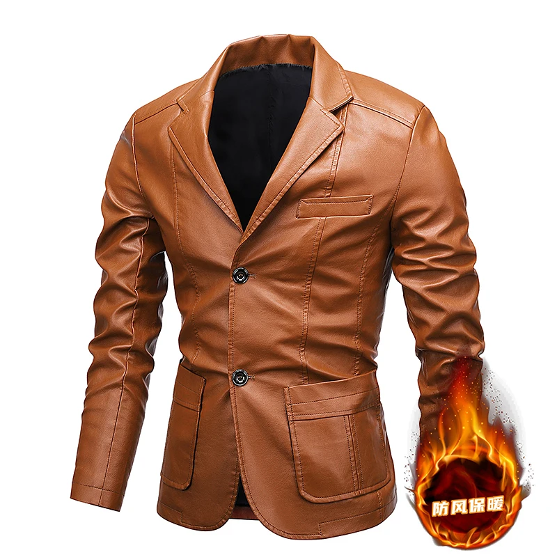 New PU Casual Motorcycle Coats Male Turn Down Collar Black Moto Biker Leather Suede Outerwear Mens Slim Fit Leather Jackets
New PU Casual Motorcycle Coats Male Turn Down Collar Black Moto Biker Leather Suede Outerwear Mens Slim Fit Leather Jackets