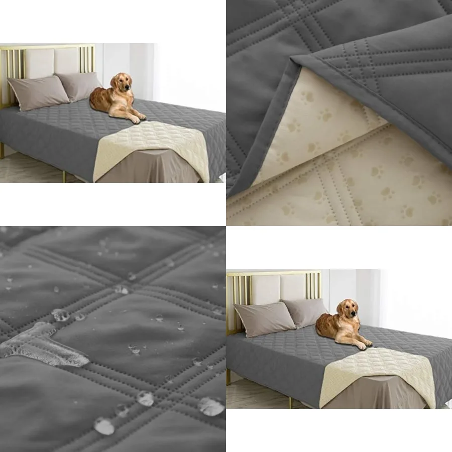 Waterpro Dog Bed Cover Pet Blanket with Anti-Slip Back for Furniture Bed Couch Sa
Waterpro Dog Bed Cover Pet Blanket with Anti-Slip Back for Furniture Bed Couch Sa