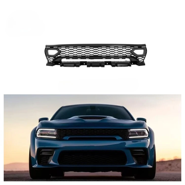 WB Style Front Lip Grille With LED Light Parts for Charger WIdebody Bumper 2015+
WB Style Front Lip Grille With LED Light Parts for Charger WIdebody Bumper 2015+