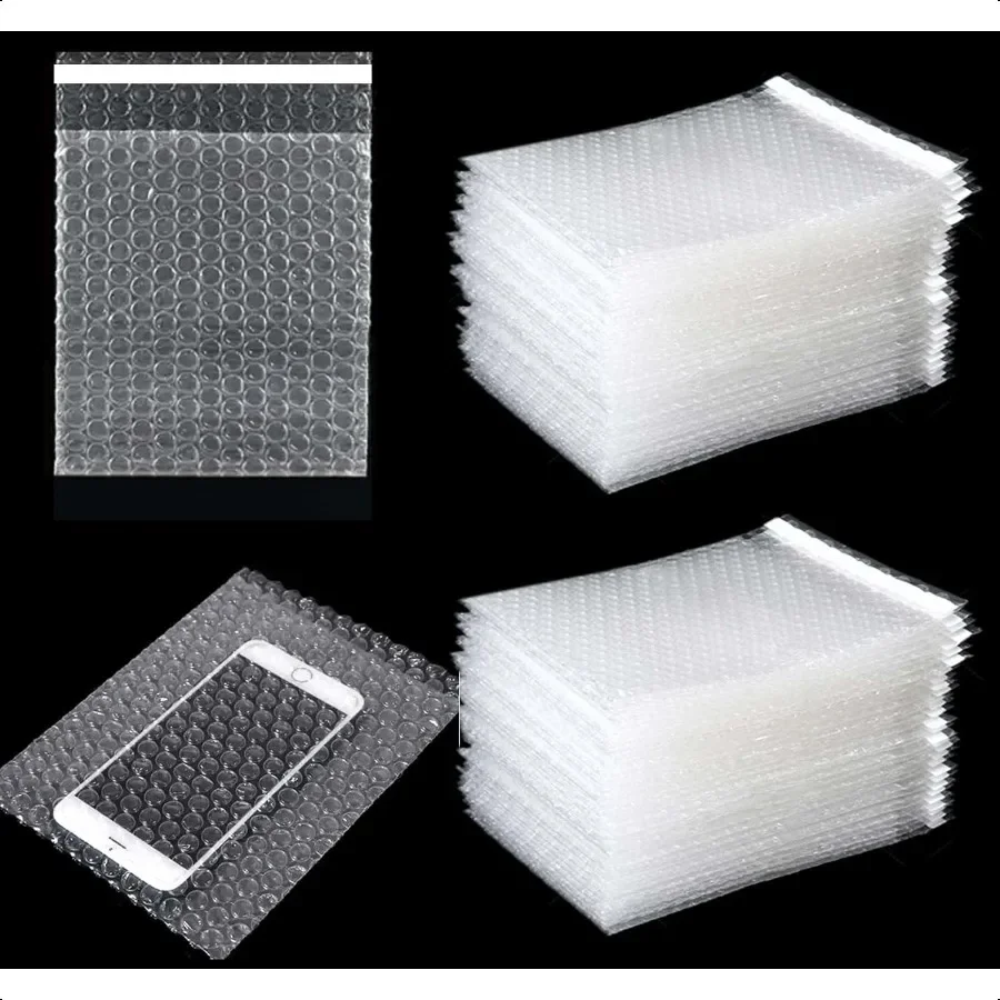 130 Pcs Clear Self Sealing Bubble Cushion Wrap Bags Bulk Bags Double Wall Bubble Pouch Bag Plastic Shockproof Protective Packin
130 Pcs Clear Self Sealing Bubble Cushion Wrap Bags Bulk Bags Double Wall Bubble Pouch Bag Plastic Shockproof Protective Packin