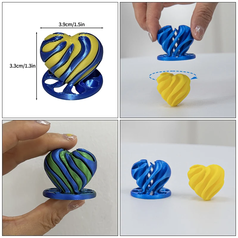 3D Spiral Cone Gifts 3D Printed Toys Rotating Pyramid Three-dimensional Pyramid Figure Desk Accessories Car Ornament
3D Spiral Cone Gifts 3D Printed Toys Rotating Pyramid Three-dimensional Pyramid Figure Desk Accessories Car Ornament