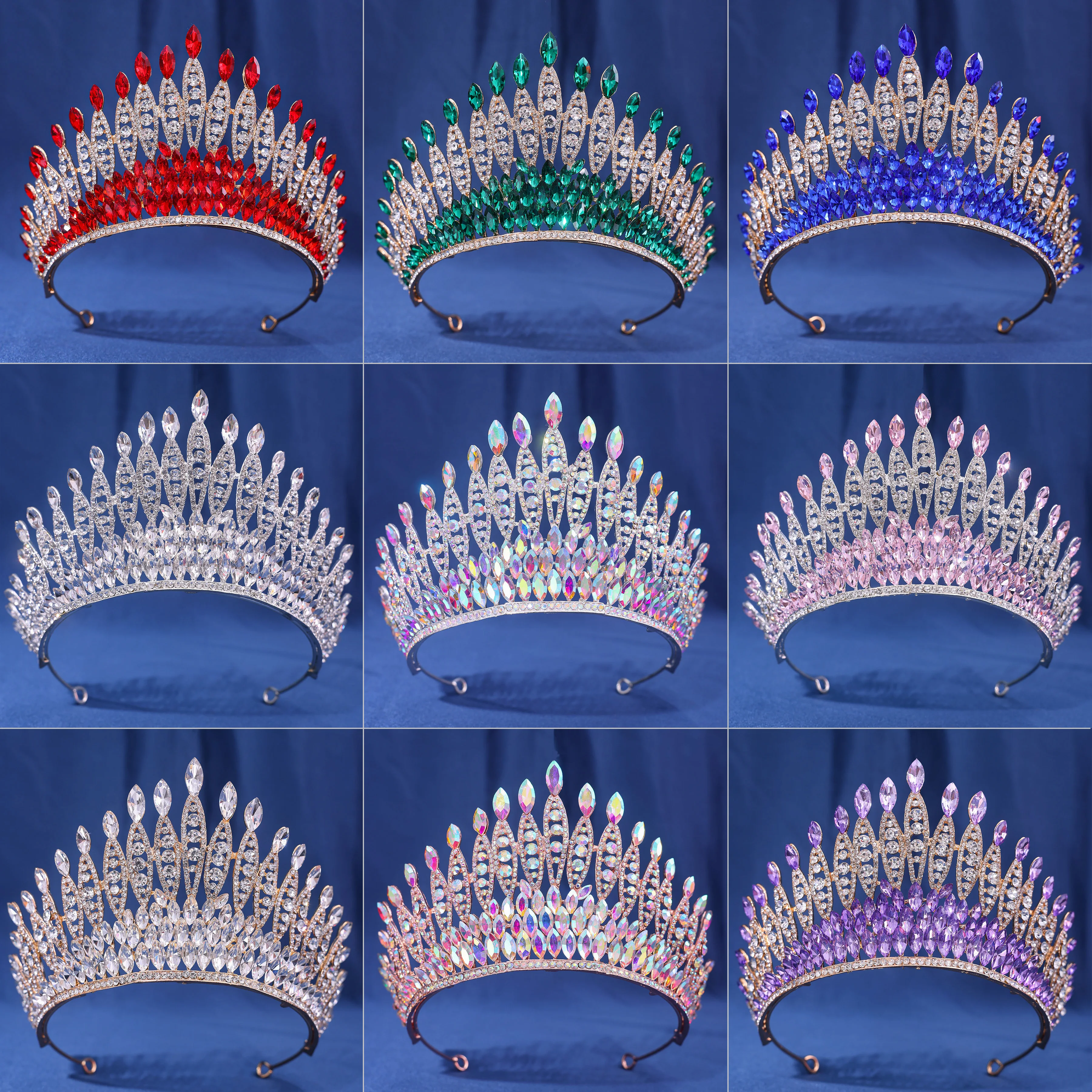 Vintage Baroque Queen Diadem Wedding Bride Luxury Tiara Crown Wedding Hair Accessories Beauty pageants Jewelry Accessories
Vintage Baroque Queen Diadem Wedding Bride Luxury Tiara Crown Wedding Hair Accessories Beauty pageants Jewelry Accessories