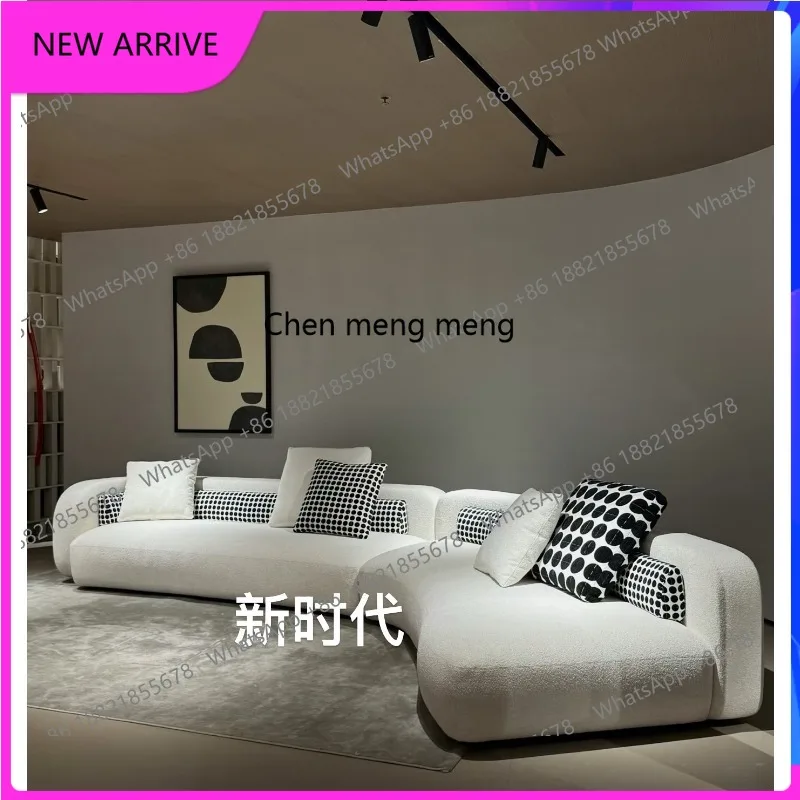 M78 Italian minimalist special-shaped curved combination sofa fabric light luxury designer large flat layer
M78 Italian minimalist special-shaped curved combination sofa fabric light luxury designer large flat layer