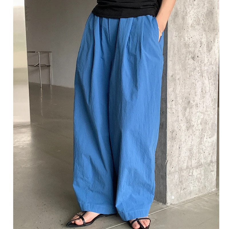 2025 Women Summer Wide Leg Cotton Pants 80% Cotton High Waist White Color Fashion Ankle Length Pants Female Women Trousers
2025 Women Summer Wide Leg Cotton Pants 80% Cotton High Waist White Color Fashion Ankle Length Pants Female Women Trousers