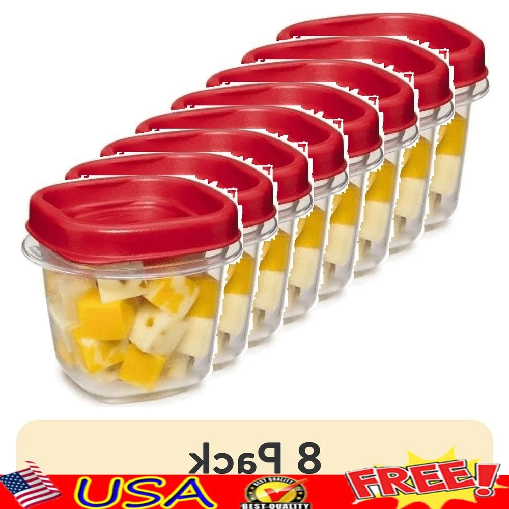 8 Pack Easy Find Lid 0.5 Cup Plastic Food Storage Containers Durable Meal Prep Ideal Leftovers and Organizing Kitchen
8 Pack Easy Find Lid 0.5 Cup Plastic Food Storage Containers Durable Meal Prep Ideal Leftovers and Organizing Kitchen