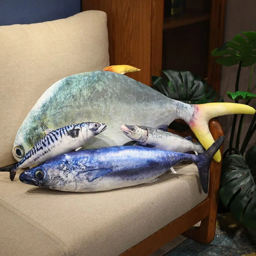 PP Cotton Simulation Sea Fish Plush Toys Stuffed Soft Sea Fish Stuffed Doll Salmon Bream Fish Sleeping Pillow Dolls
PP Cotton Simulation Sea Fish Plush Toys Stuffed Soft Sea Fish Stuffed Doll Salmon Bream Fish Sleeping Pillow Dolls