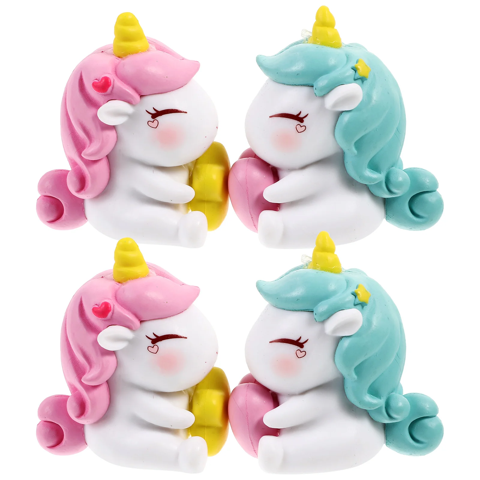 4 Pcs Unicorn Ornaments Statues Resin Mini Decorations Tiny Figurines Desktop Miniature Small
4 Pcs Unicorn Ornaments Statues Resin Mini Decorations Tiny Figurines Desktop Miniature Small