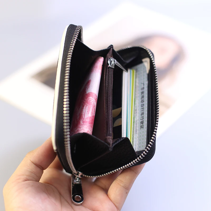 New Women's Short Wallets Genuine leather Female Card Holder Wallet Luxury Brand Ladies Small Zipper Wallet with Coin Purse
New Women's Short Wallets Genuine leather Female Card Holder Wallet Luxury Brand Ladies Small Zipper Wallet with Coin Purse