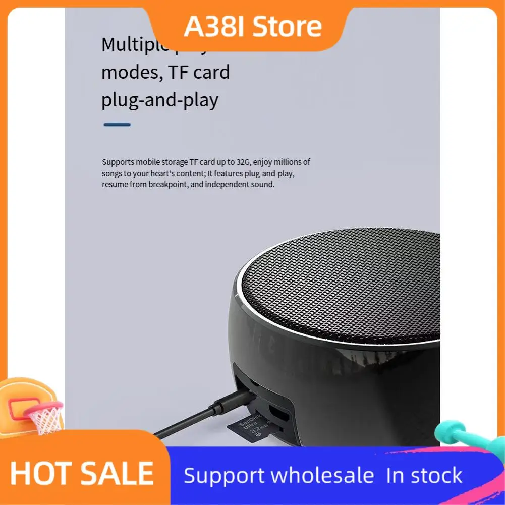 Портативный Bluetooth-динамик A38I — компактный беспроводной стальной металлический сабвуфер, уличный мини-динамик для дома, офиса, путешествий
Портативный Bluetooth-динамик A38I — компактный беспроводной стальной металлический сабвуфер, уличный мини-динамик для дома, офиса, путешествий
