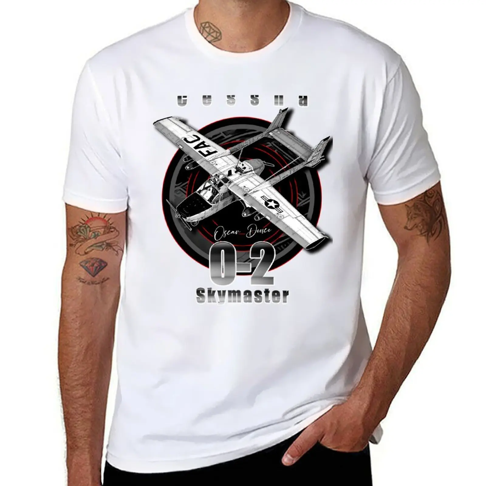 Cessna O-2 Skymaster USAF Military Variant Of The Skymaster T-Shirt cotton t shirts man 100% men t shirt cotton 100% T-Shirt
Cessna O-2 Skymaster USAF Military Variant Of The Skymaster T-Shirt cotton t shirts man 100% men t shirt cotton 100% T-Shirt