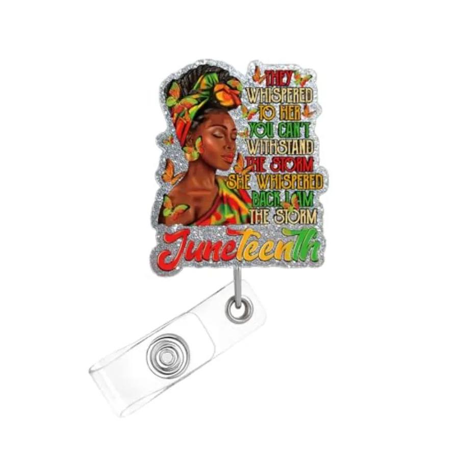 Black History Month Badge Reel, Butterfly Acrylic Badge for ID Card Badge, Telescoping Retractable Badge Holder Alligator Clip
Black History Month Badge Reel, Butterfly Acrylic Badge for ID Card Badge, Telescoping Retractable Badge Holder Alligator Clip
