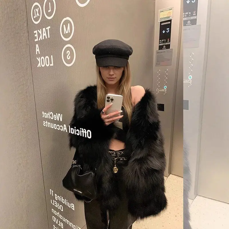 Young Women's Furry Coat Winter Outerwear Anti-Cold Long Sve England Sle Polyester Fabric Ciwalk Faion Trend 2025
Young Women's Furry Coat Winter Outerwear Anti-Cold Long Sve England Sle Polyester Fabric Ciwalk Faion Trend 2025