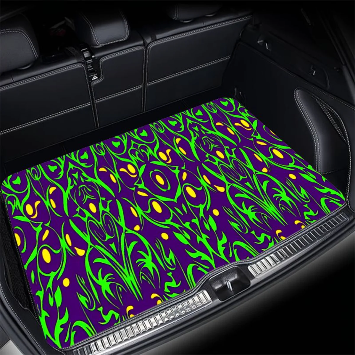 Universal Car Rear Trunk Cargo Mat Purple Green Abstract Swirl Pattern Anti-slip Waterproof Rear Liner Protector Pad For Auto
Universal Car Rear Trunk Cargo Mat Purple Green Abstract Swirl Pattern Anti-slip Waterproof Rear Liner Protector Pad For Auto