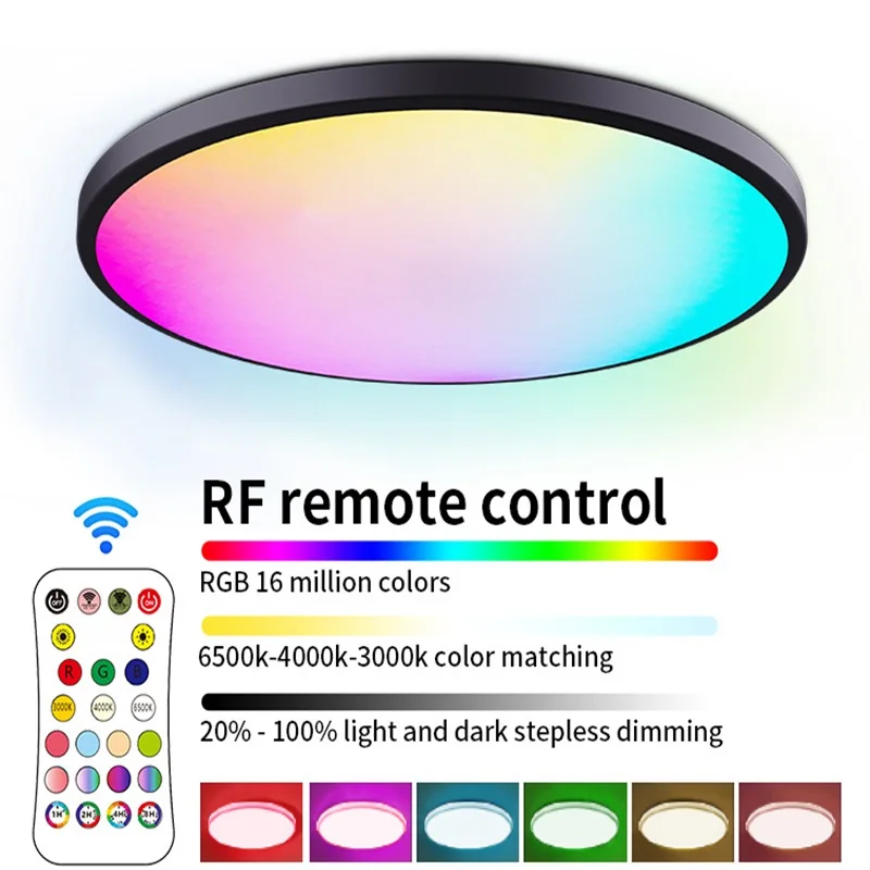 Ceiling Light, Remote Adjustable Lighting, Suitable for American and European Standards, Intelligent LED Light, Bedroom Lighting
Ceiling Light, Remote Adjustable Lighting, Suitable for American and European Standards, Intelligent LED Light, Bedroom Lighting