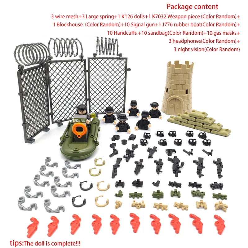 Military Building Block Assembly Special Police Force Weaponry Wire Mesh Small Particle Assembled Children's Toys
Military Building Block Assembly Special Police Force Weaponry Wire Mesh Small Particle Assembled Children's Toys