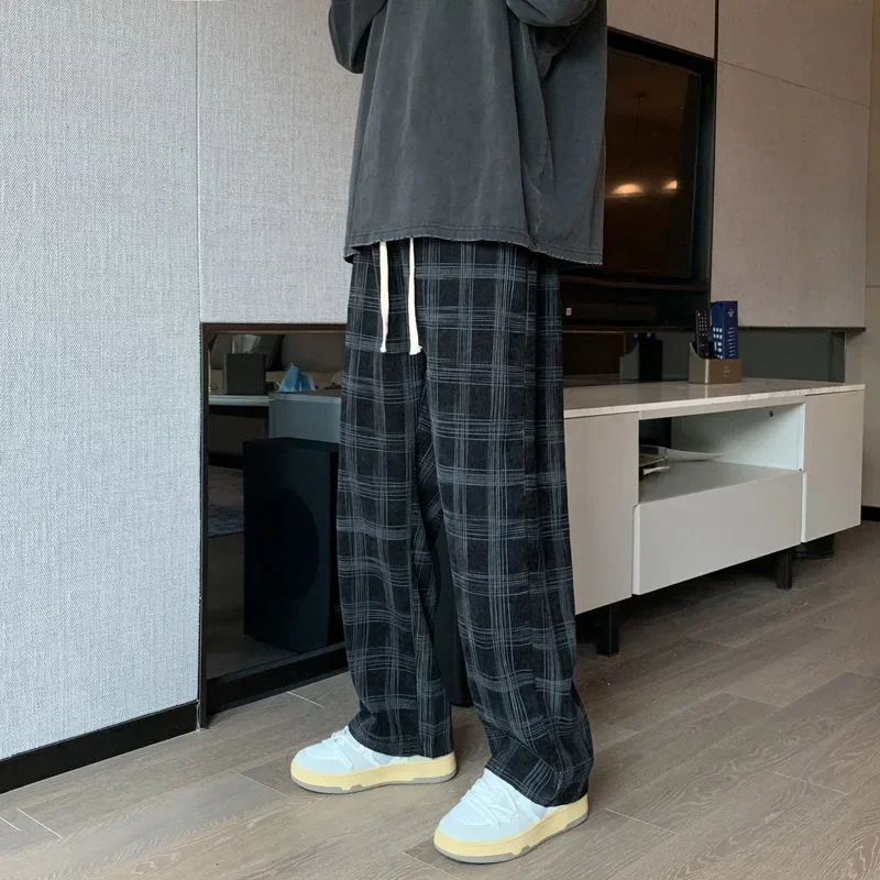 Men Checkered Casual Pants Loose Straight Corduroy Pants Sweatpants Man Fashion Streetwear 2023 Spring New Hip Hop Trousers
Men Checkered Casual Pants Loose Straight Corduroy Pants Sweatpants Man Fashion Streetwear 2023 Spring New Hip Hop Trousers