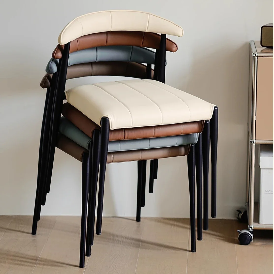 Modern Light Luxury Home Stackable Dining Table Chair Ergonomic Designer Leisure Chair Nordic Comfortable Backrest Dining Chairs
Modern Light Luxury Home Stackable Dining Table Chair Ergonomic Designer Leisure Chair Nordic Comfortable Backrest Dining Chairs