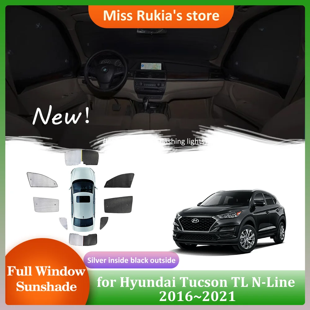 Car Sunshades for Hyundai Tucson TL N-Line 2016~2021 2017 Roof Windows Sun Visor Windshield Curtain Sunroof Cover Accessories
Car Sunshades for Hyundai Tucson TL N-Line 2016~2021 2017 Roof Windows Sun Visor Windshield Curtain Sunroof Cover Accessories