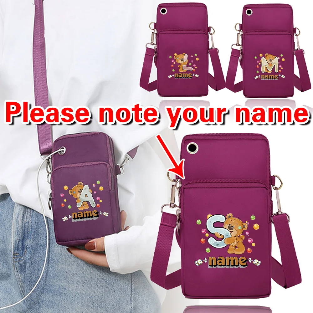 Персонализированная сумка для телефона с именем по индивидуальному заказу, сумка через плечо для мобильного телефона с несколькими отделениями, уличные портативные женские сумки-мессенджеры
Персонализированная сумка для телефона с именем по индивидуальному заказу, сумка через плечо для мобильного телефона с несколькими отделениями, уличные портативные женские сумки-мессенджеры
