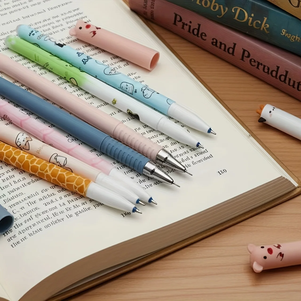 10/20 Pack of Random Color Gel Pens, Cartoon Student-Specific Thermosensitive Erasable Pens, Stationery with Smooth Writing, Blue Refill, Cute Bear Erasable Pens, Animal Erasable Pens
10/20 Pack of Random Color Gel Pens, Cartoon Student-Specific Thermosensitive Erasable Pens, Stationery with Smooth Writing, Blue Refill, Cute Bear Erasable Pens, Animal Erasable Pens