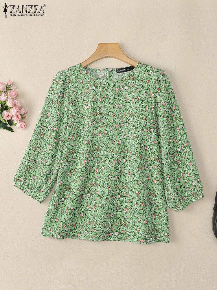 2025 Summer Floral Printed Blouse ZANZEA Stylish Women Tops Tunic Bohemain Holiday Shirt Casual O Neck 3/4 Sleeve Work Blusas
2025 Summer Floral Printed Blouse ZANZEA Stylish Women Tops Tunic Bohemain Holiday Shirt Casual O Neck 3/4 Sleeve Work Blusas