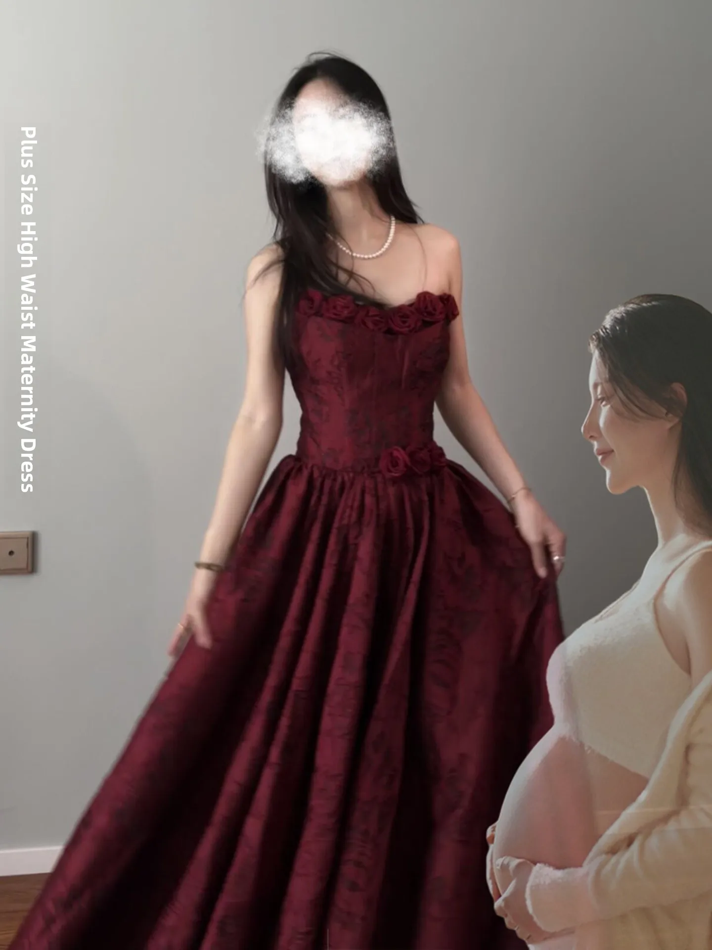 Rose Princ Wedding Dr Off-oulder High Waist A-Line Skirt Long Dr for Bride Pregnant Women plus Size Evening Gown
Rose Princ Wedding Dr Off-oulder High Waist A-Line Skirt Long Dr for Bride Pregnant Women plus Size Evening Gown