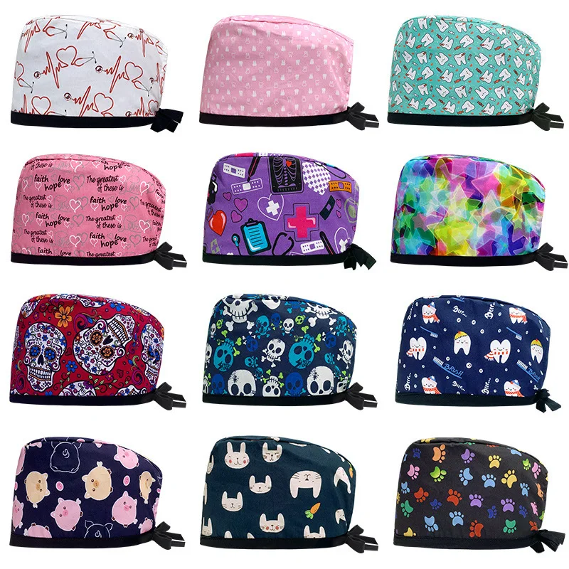 Pure Cotton Printed Surgical Adjustable Women's Long Hair, Foreskin Cap, Dental Clinic Frosted Cap For Men
Pure Cotton Printed Surgical Adjustable Women's Long Hair, Foreskin Cap, Dental Clinic Frosted Cap For Men