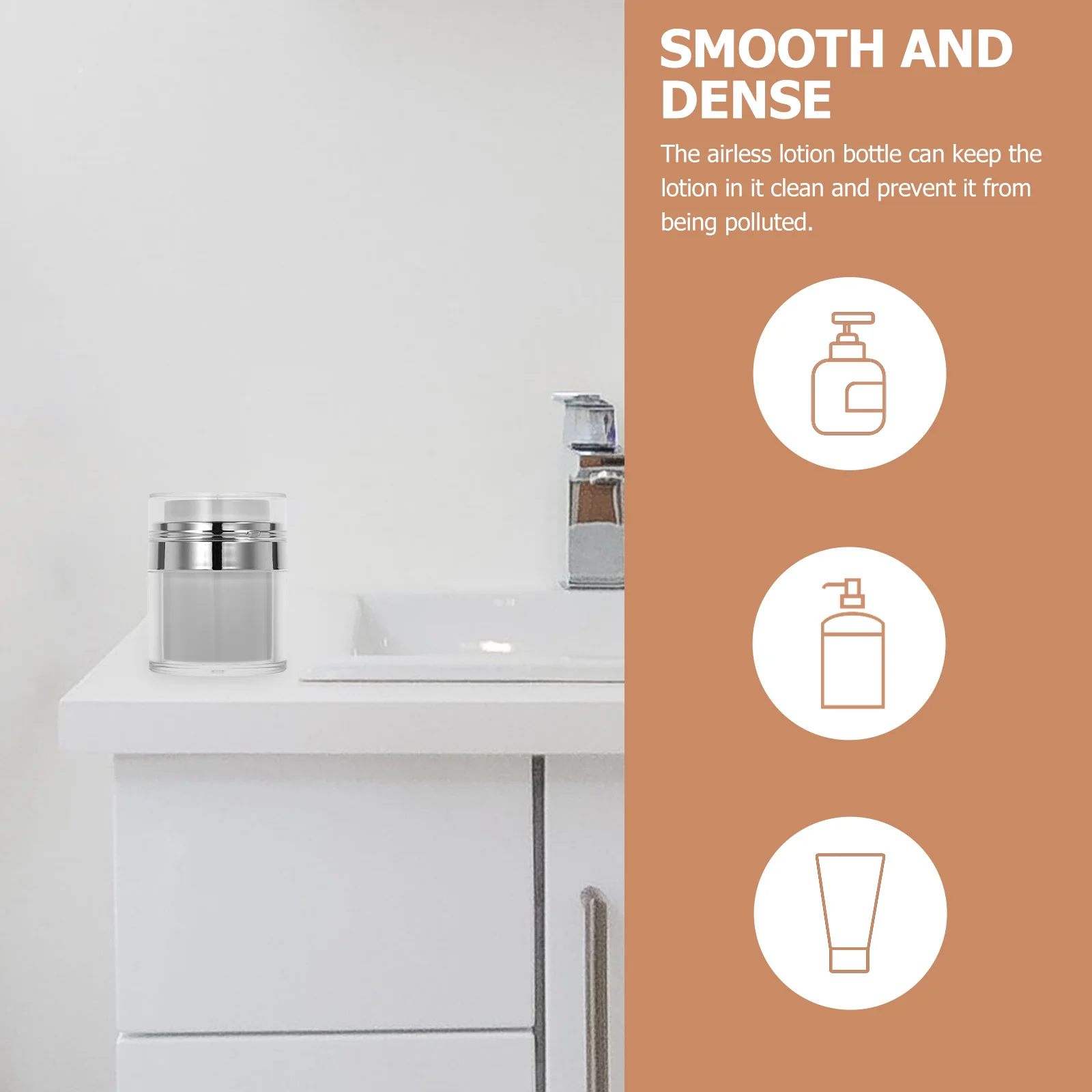 2Pcs Multipurpose Lotion Pump Bottles Pressing Type Durable Structure Perfect for Storing Lotions Creams Cosmetics Essentials 
2Pcs Multipurpose Lotion Pump Bottles Pressing Type Durable Structure Perfect for Storing Lotions Creams Cosmetics Essentials