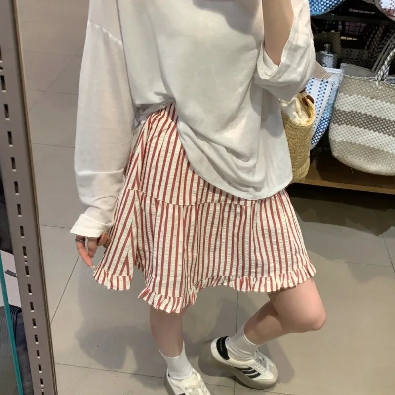 Women Balletcore Ruffled Mini Skirt High Waist A-line Layered Elastic Sweet Cake Skirts Ladies Korean Short Puffy Bottoms Skirts
Women Balletcore Ruffled Mini Skirt High Waist A-line Layered Elastic Sweet Cake Skirts Ladies Korean Short Puffy Bottoms Skirts