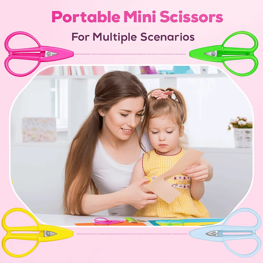 Mini Small Sharp Scissors with Cover Stainless Steel Craft Scissors Portable Silicone Soft Handle Tiny Detail Scissor
Mini Small Sharp Scissors with Cover Stainless Steel Craft Scissors Portable Silicone Soft Handle Tiny Detail Scissor