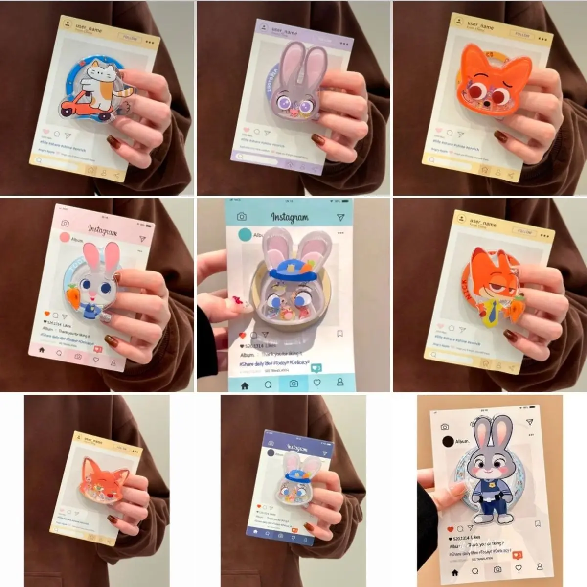 Zootopia Judy Nick Shaky Fun Mobile Phone Magnetic Stand Cute and Interesting Retractable Phone Stand
Zootopia Judy Nick Shaky Fun Mobile Phone Magnetic Stand Cute and Interesting Retractable Phone Stand