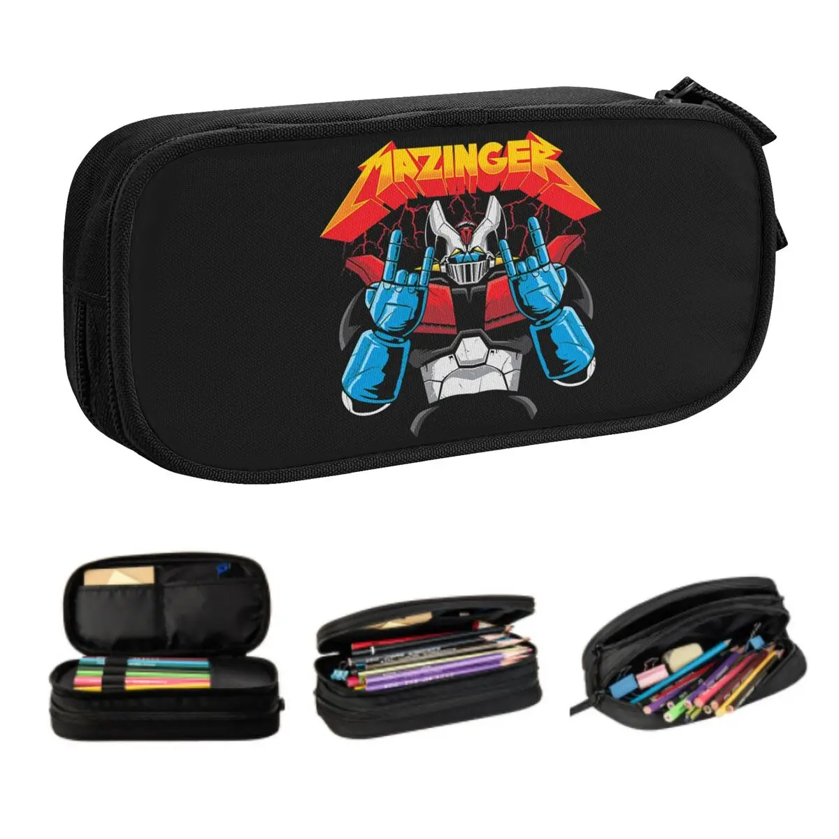 Custom Mazinger Z Pencil Case for Girls Boys Large Storage UFO Robot Anime Pen Box Bag School Supplies
Custom Mazinger Z Pencil Case for Girls Boys Large Storage UFO Robot Anime Pen Box Bag School Supplies