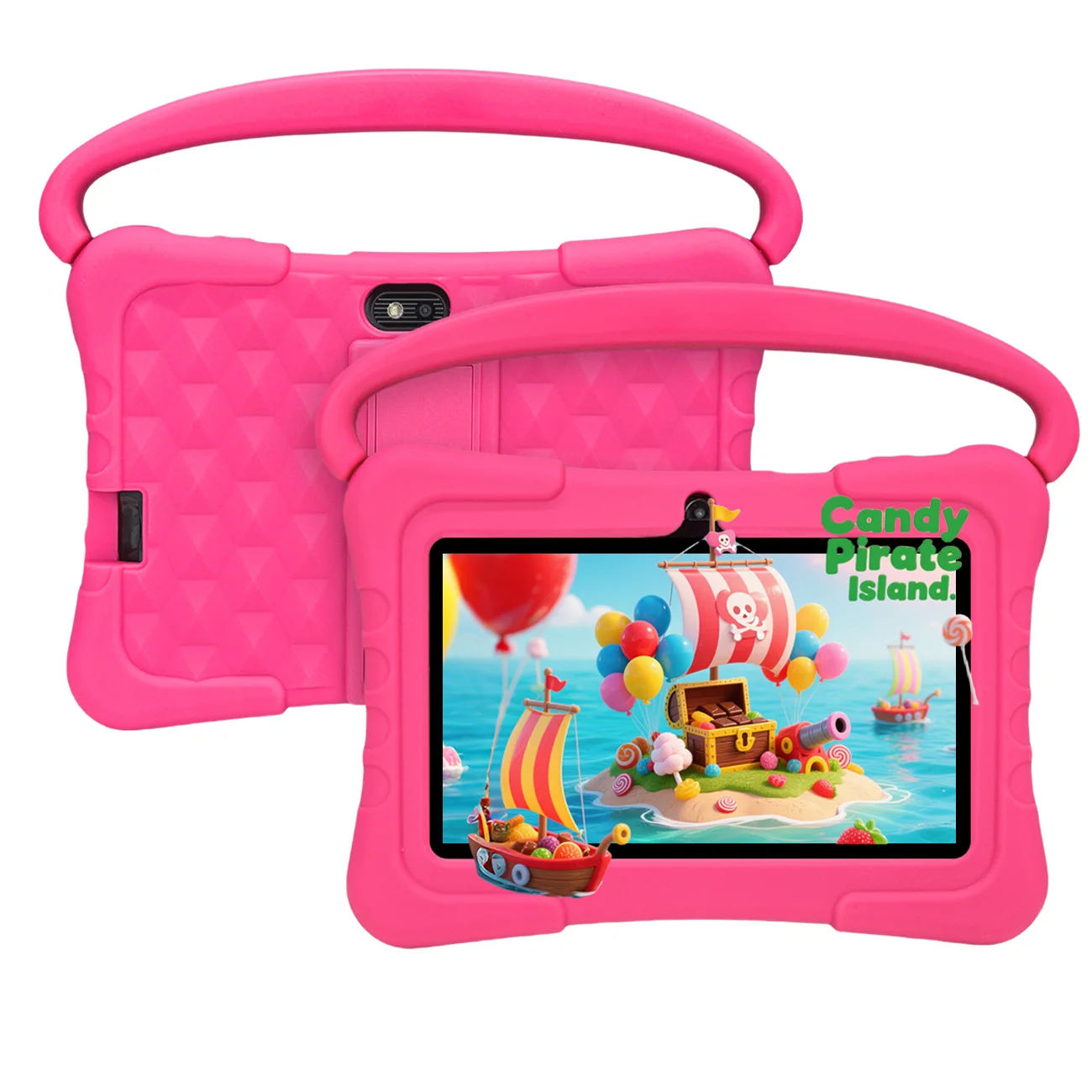 7Inch Kids Tablet with 2GB RAM+32GB ROM+SD Expand, 3000mAh, Dual Camera, with Parent Control & Kids Education,children's gifts
7Inch Kids Tablet with 2GB RAM+32GB ROM+SD Expand, 3000mAh, Dual Camera, with Parent Control & Kids Education,children's gifts