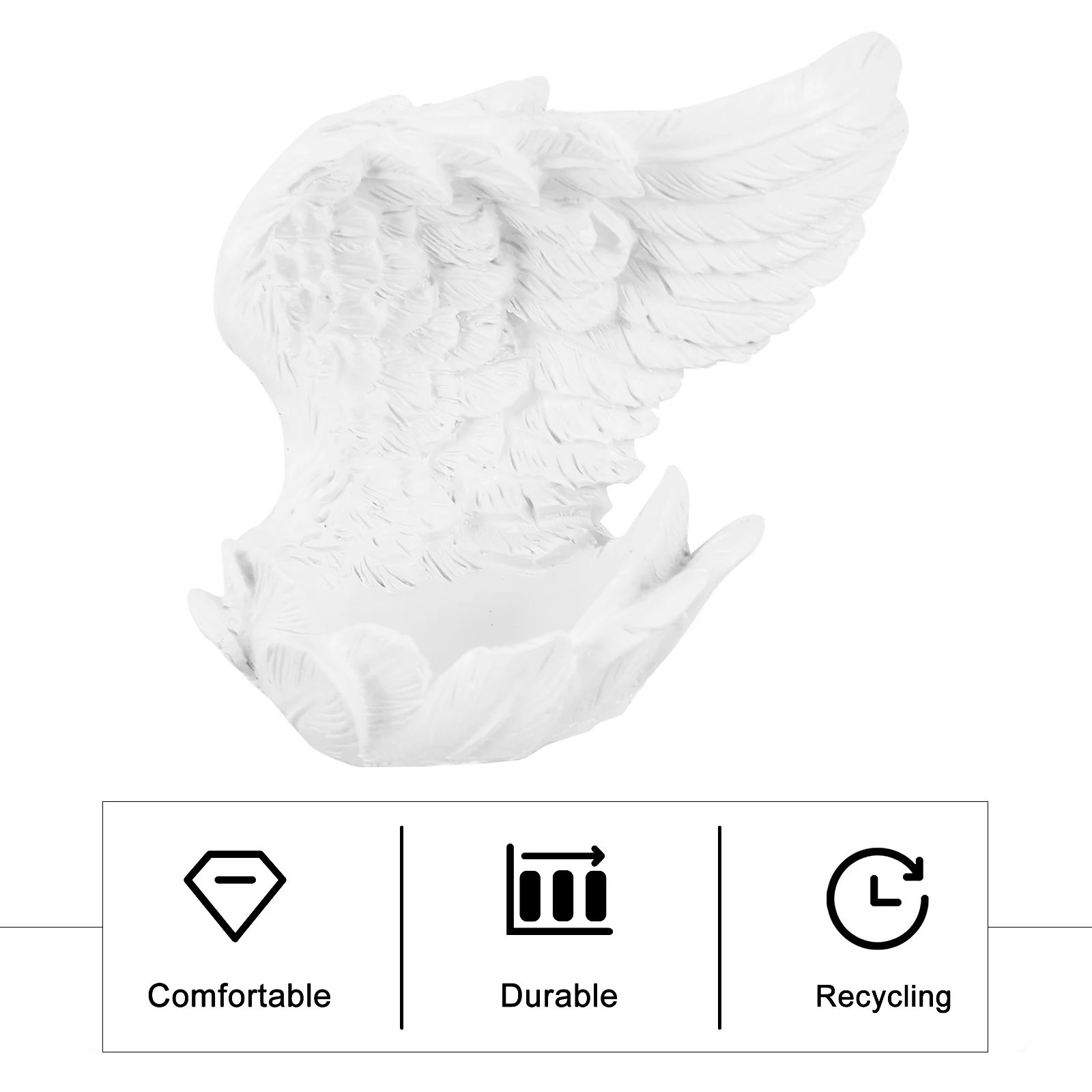 1Pcs Wing Shape Base Crystal-Ball Stand Resin Angel Wing Sculpture Home Office Table Decor Crystal-Ball Base Home Resin Crafts 
1Pcs Wing Shape Base Crystal-Ball Stand Resin Angel Wing Sculpture Home Office Table Decor Crystal-Ball Base Home Resin Crafts