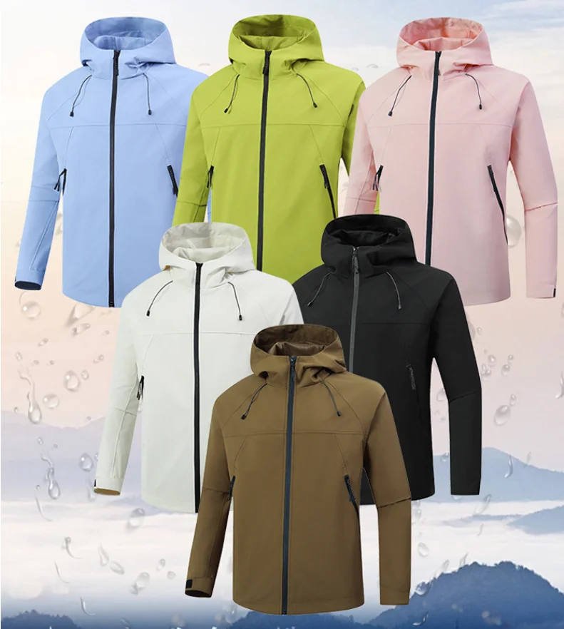 Men New Outdoor Casual Jacket Spring and Autumn Windproof Waterproof Hooded Mountaineering Sports Windbreaker Coat
Men New Outdoor Casual Jacket Spring and Autumn Windproof Waterproof Hooded Mountaineering Sports Windbreaker Coat