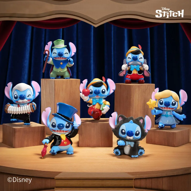 Original Stitch X Pinocchio Fantasy Theater Series Blind Box Periphery Trendy Doll Ornament Collection Handmade Festival Gifts
Original Stitch X Pinocchio Fantasy Theater Series Blind Box Periphery Trendy Doll Ornament Collection Handmade Festival Gifts