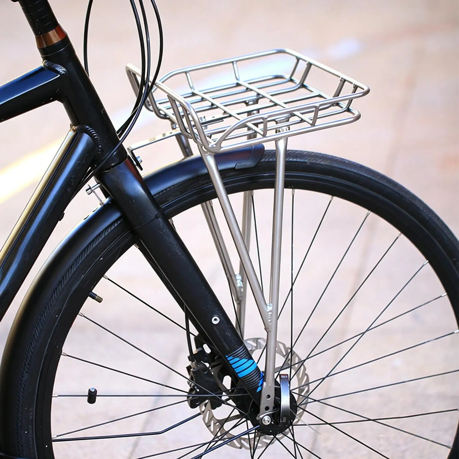 Front Bike Rack Heavy Duty Stand Cargo Carrier Front Bicycle Basket Large Rack For Touring Commuting Travel Outdoor Mountain
Front Bike Rack Heavy Duty Stand Cargo Carrier Front Bicycle Basket Large Rack For Touring Commuting Travel Outdoor Mountain