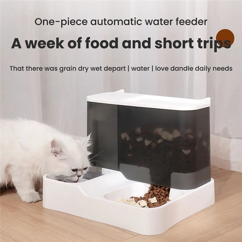 ABIYY-Automatic Pet Feeder, 2-in-1 Food and Water Bowl Set, Automatic Water Fountain and Food Dispenser
ABIYY-Automatic Pet Feeder, 2-in-1 Food and Water Bowl Set, Automatic Water Fountain and Food Dispenser