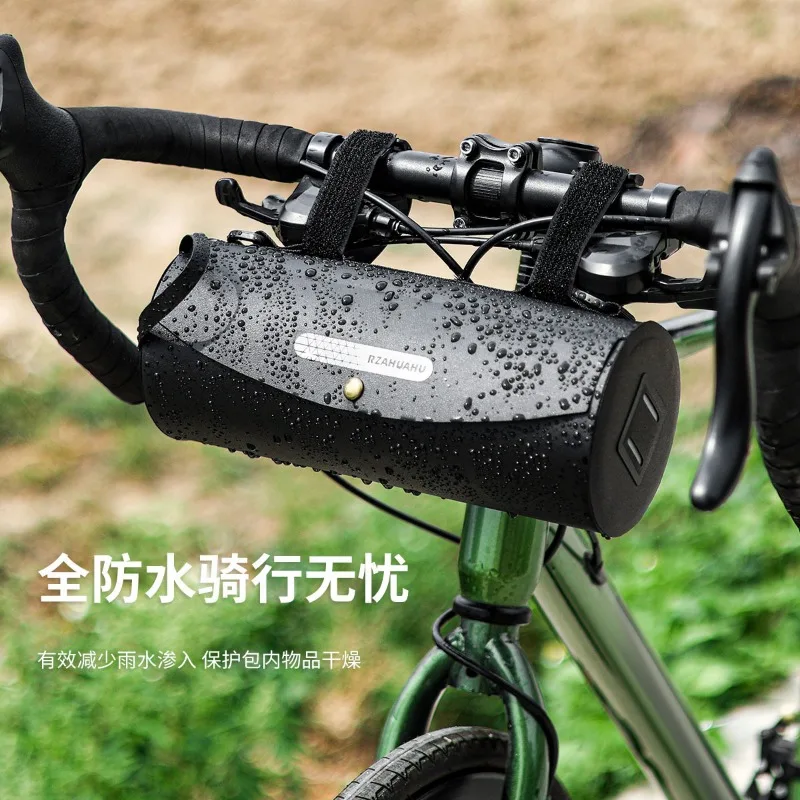 Cylindrical Bike Front Portable Handlebar Bag Waterproof Cycling Tool Pouch With Strap Mount For Mountain Road Bikes
Cylindrical Bike Front Portable Handlebar Bag Waterproof Cycling Tool Pouch With Strap Mount For Mountain Road Bikes