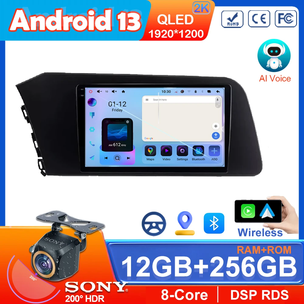 Autoradio Android 13 Navigation GPS For Hyundai Elantra 7 2020 - 2022 Car Radio Player Wireless Android Auto Intelligent System
Autoradio Android 13 Navigation GPS For Hyundai Elantra 7 2020 - 2022 Car Radio Player Wireless Android Auto Intelligent System
