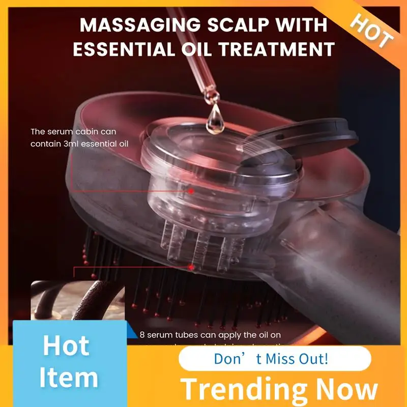 ABNL 3 Mode Electric Massage Comb Portable Infrared Therapy Comb Hair Follicles On The Heads Essence Oil Applicator
ABNL 3 Mode Electric Massage Comb Portable Infrared Therapy Comb Hair Follicles On The Heads Essence Oil Applicator