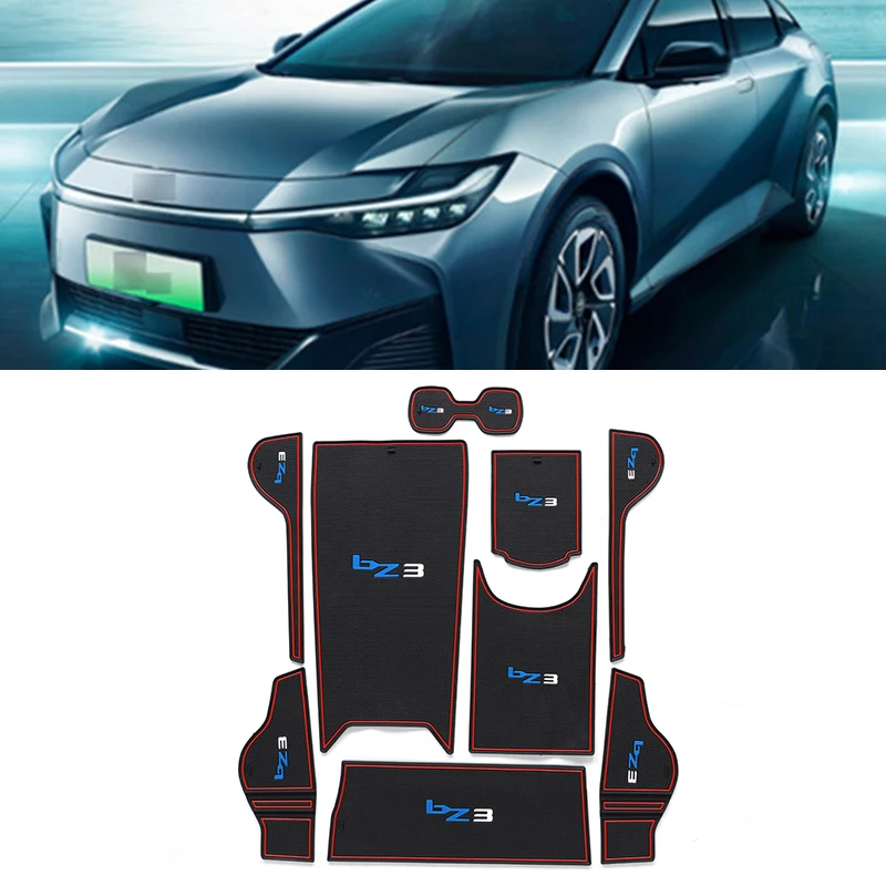 9 pcs Car rubber anti-slip mat coaster Door Slot Mat Set For Toyota BZ3 2023 accessories
9 pcs Car rubber anti-slip mat coaster Door Slot Mat Set For Toyota BZ3 2023 accessories