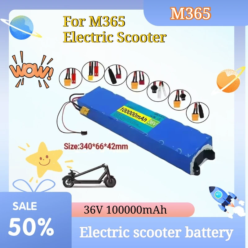 10S3P 36V 100000mAh 18650 Lithium-ion Battery Pack for M365 Electric Scooter
10S3P 36V 100000mAh 18650 Lithium-ion Battery Pack for M365 Electric Scooter